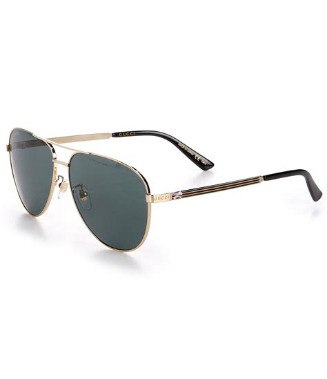 63mm aviator sunglasses gucci|gucci aviator sunglasses sale.